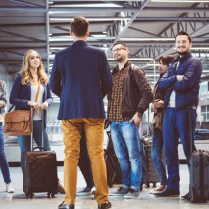 european cross border flight group booking